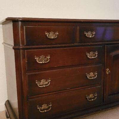 Lot 97: Vintage MONITOR Mid Century Modern Dresser 