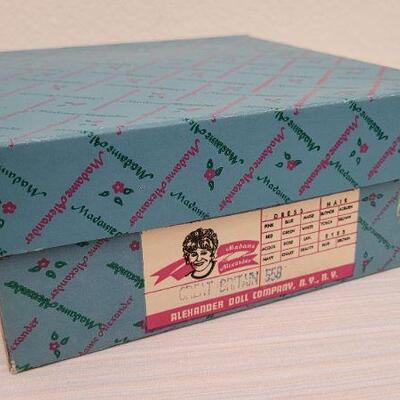 Lot 98: Vintage New Stock MADAME ALEXANDER Doll- GREAT BRITAIN 558