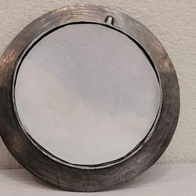 Lot 101: Vintage 7.5" Michael Ricker Pewter Plate