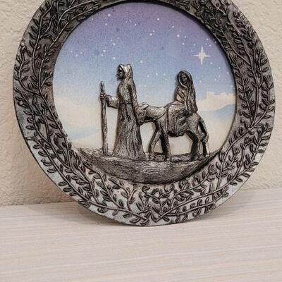 Lot 102: Vintage 7.5" Michael Ricker Pewter Plate