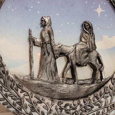 Lot 102: Vintage 7.5" Michael Ricker Pewter Plate