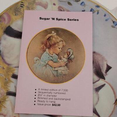 Lot 104: Vintage New Stock SUGAR AND SPICE Deco Ceramic Plate