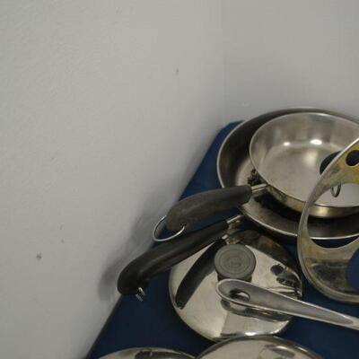 LOT 149 KITCHEN PANS AND GEAR