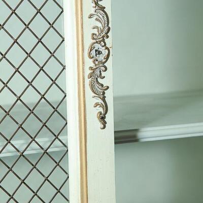 French Provincial Mid Century Hutch Buffet China Cabinet YD#022-0031