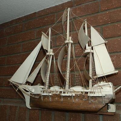 Wood Scale Model Ship YD#022-0035
