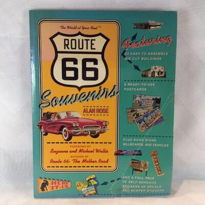 Die Cut Punch Outs of Route 66 & Maimi Beach Deco