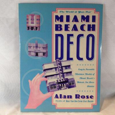 Die Cut Punch Outs of Route 66 & Maimi Beach Deco