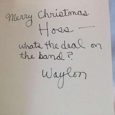 Waylon - An Autobiography, Autographed
