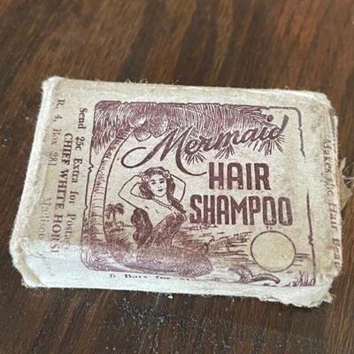 Vintage bar of Mermaid hair soap