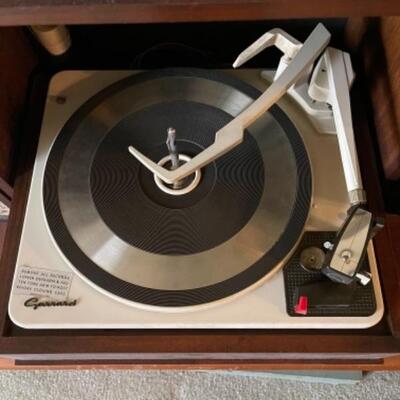 Lot 8L. 1950s Garrard General Electric stereo with high fidelity stereophonic soundâ€”$450