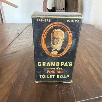 Grandpa's pine tar toilet soap