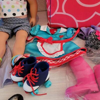 Lot 112: Journey Girl Doll, Carrying Case, Clothes & Shoes 