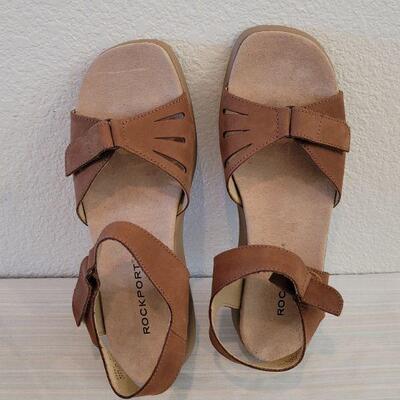 Lot 118: NEW Rockport Sandals- Brown