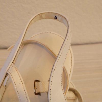 Lot 121: (2) Pairs of Vintage White Sandals