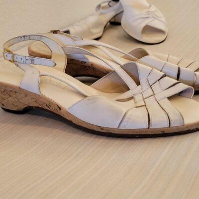 Lot 121: (2) Pairs of Vintage White Sandals