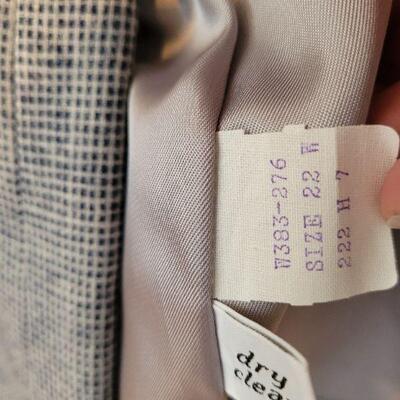 Lot 126: PENDLETON Black & White Skirt Suit size 22