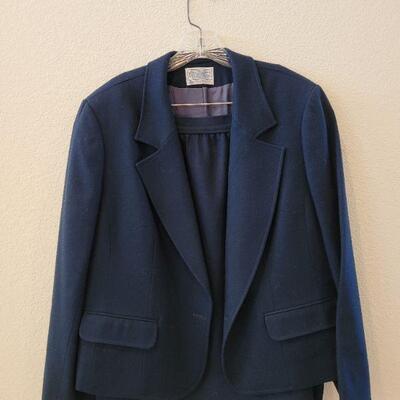 Lot 128: PENDLETON Navy Skirt Suit size 20
