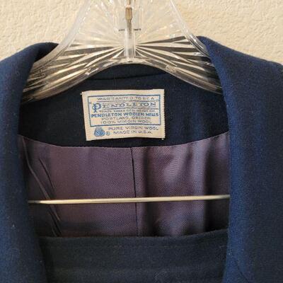 Lot 128: PENDLETON Navy Skirt Suit size 20