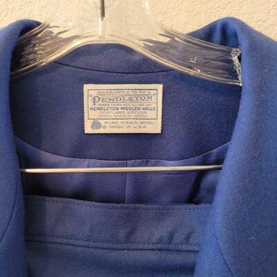 Lot 129: New PENDLETON Blue Skirt Suit size 