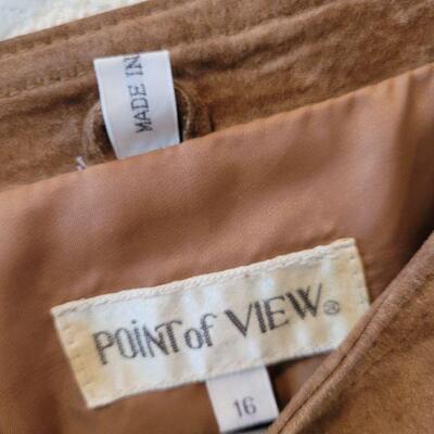 Lot 144: Brown Short Suede Jacket