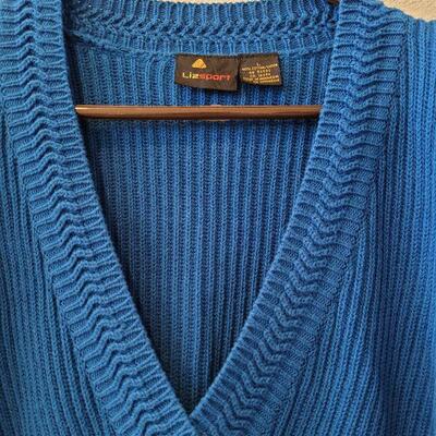 Lot 145: New Liz Sport Blue Sweater 