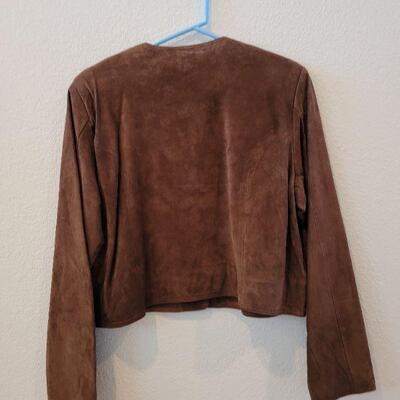 Lot 147: NEW Brown Suede Short Jacket