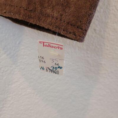 Lot 147: NEW Brown Suede Short Jacket