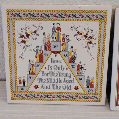 Lot 150: Mid Century Modern Tiles