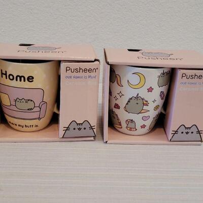 Lot 155: (2) Pusheen Coffee Mugs