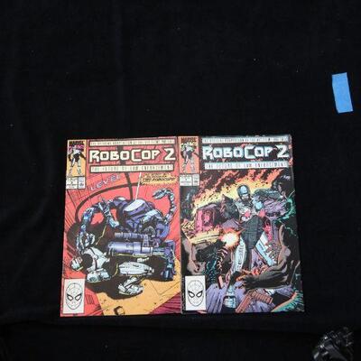 RoboCop 2 Lot containing 2 issues. (1990,Marvel)  8.5 VF+