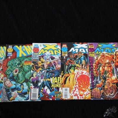 X-Man Lot containing 5 issues. (1996,Marvel)  8.5 VF+