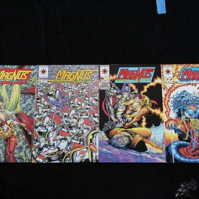 Magnus Robot Fighter Lot containing 4 issues. (1991,Valiant)  8.5 VF+