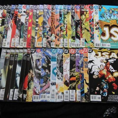 JSA Lot containing 47 issues. (1997,DC)  8.5 VF+