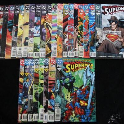 Superman Man of Steel Lot containing 28 issues. (1997,DC)  8.5 VF+