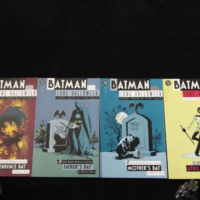 Batman: The Long Halloween Lot containing 4 issues. (1996,DC)  9.0 VF/NM