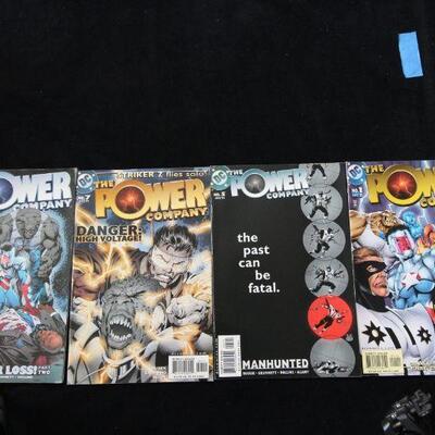 The Power Company Lot containing 4 issues. (2002,DC)  9.0 VF/NM