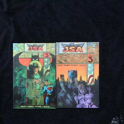 JSA: The Unholy 3 Lot containing 2 issues. (2003,DC)  9.0 VF/NM