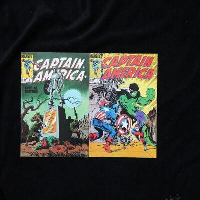 Captain America: Special Edition Lot of 2 issues. (1984,Marvel)  9.0 VF/NM