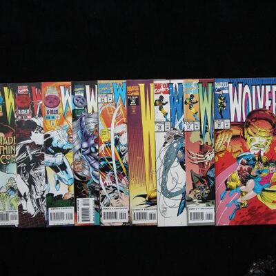 Wolverine Lot containing 10 issues. (1988,Marvel)  9.0 VF/NM