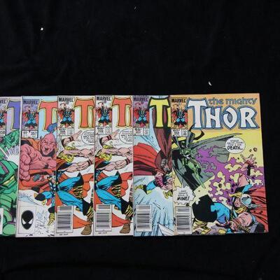 Thor Lot containing 6 issues. (1985,Marvel)  7.0 FN/VF