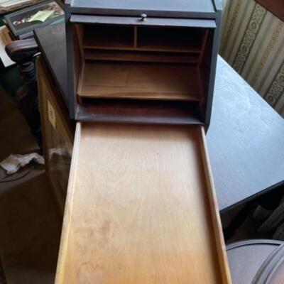 Lot 38DR. Vintage desk secretary by Globe--$95