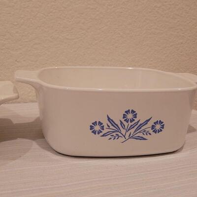 Lot 165: (3) Mixed Pattern Corning Ware Dishes - no lids