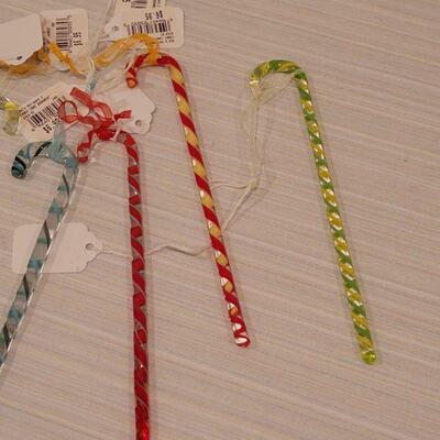 Lot 180: Glass Candy Canes (7)