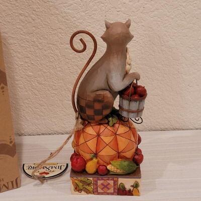 Lot 189: New Jim Shores "Happy Harvest" Cat