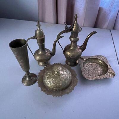 Selection of brass and copper