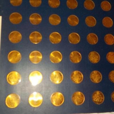 " 35- piece Solid Bronze Collector ' "Set of Franklin Mint President Coins".