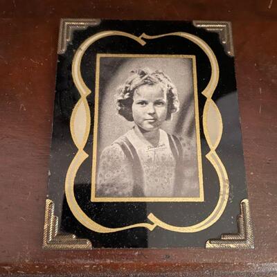 Framed picture of Shirley Temple 