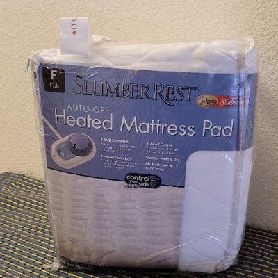 Lot 202: SLUMBER REST Full Size Auto Off Heated Mattress Pad