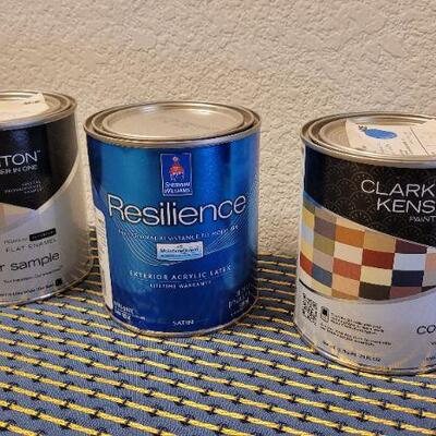 Lot 206: (3) Quarts of Designer Paint Unused