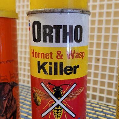 Lot 211: (3) Vintage FULL Hartz Pet Repellent and Ortho Wasp Killer